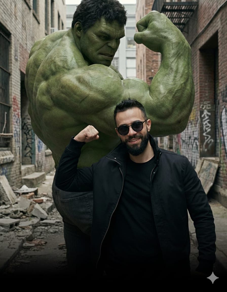 Hulk Bicep Pose